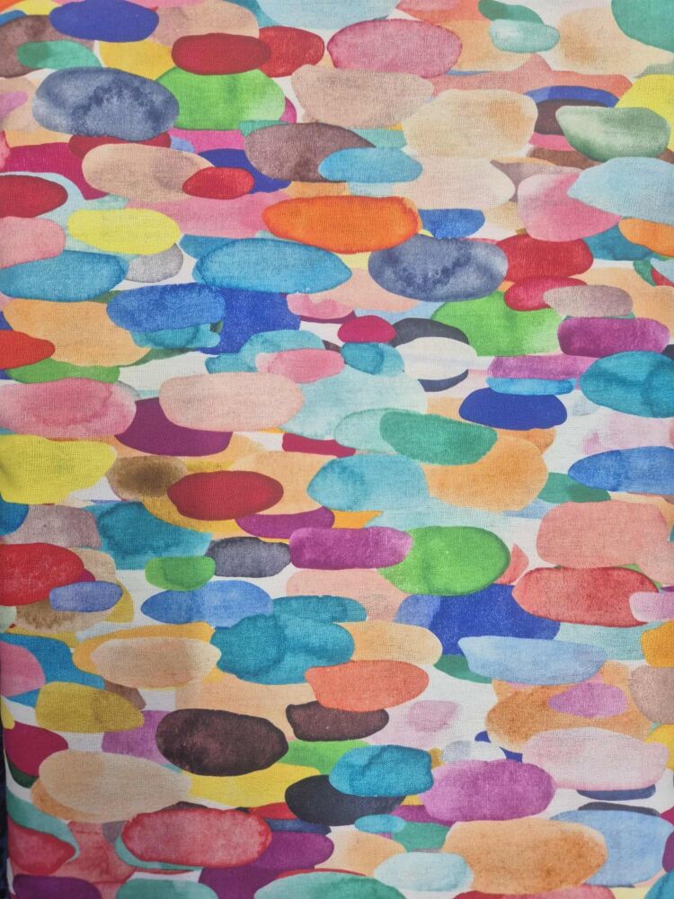 Sew Cool 60" Rainbow Dots/Splodges KS1006