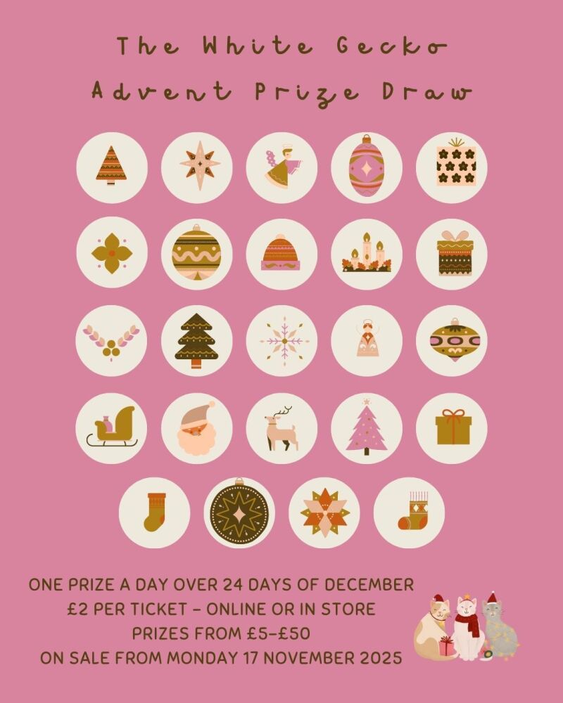 White Gecko Advent Prize Draw Ticket