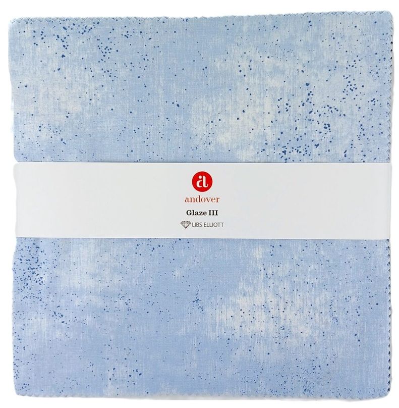 Glaze III by Libs Elliot for Makower 10" squares (layer cake) 3S/GLAZE3