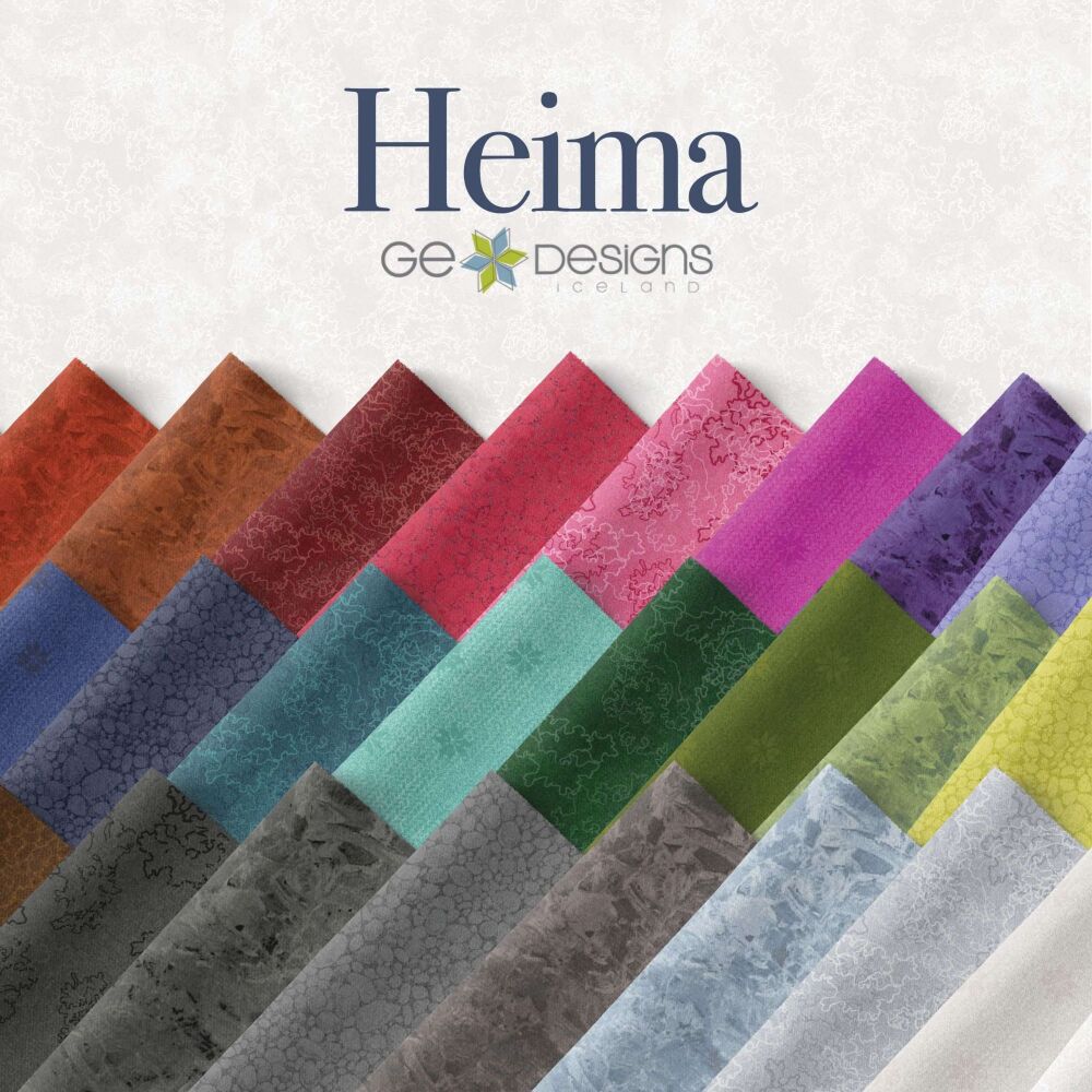 Heima by Gudrun Erla for Andover  5" squares (charm pack) 1S/HEIMA