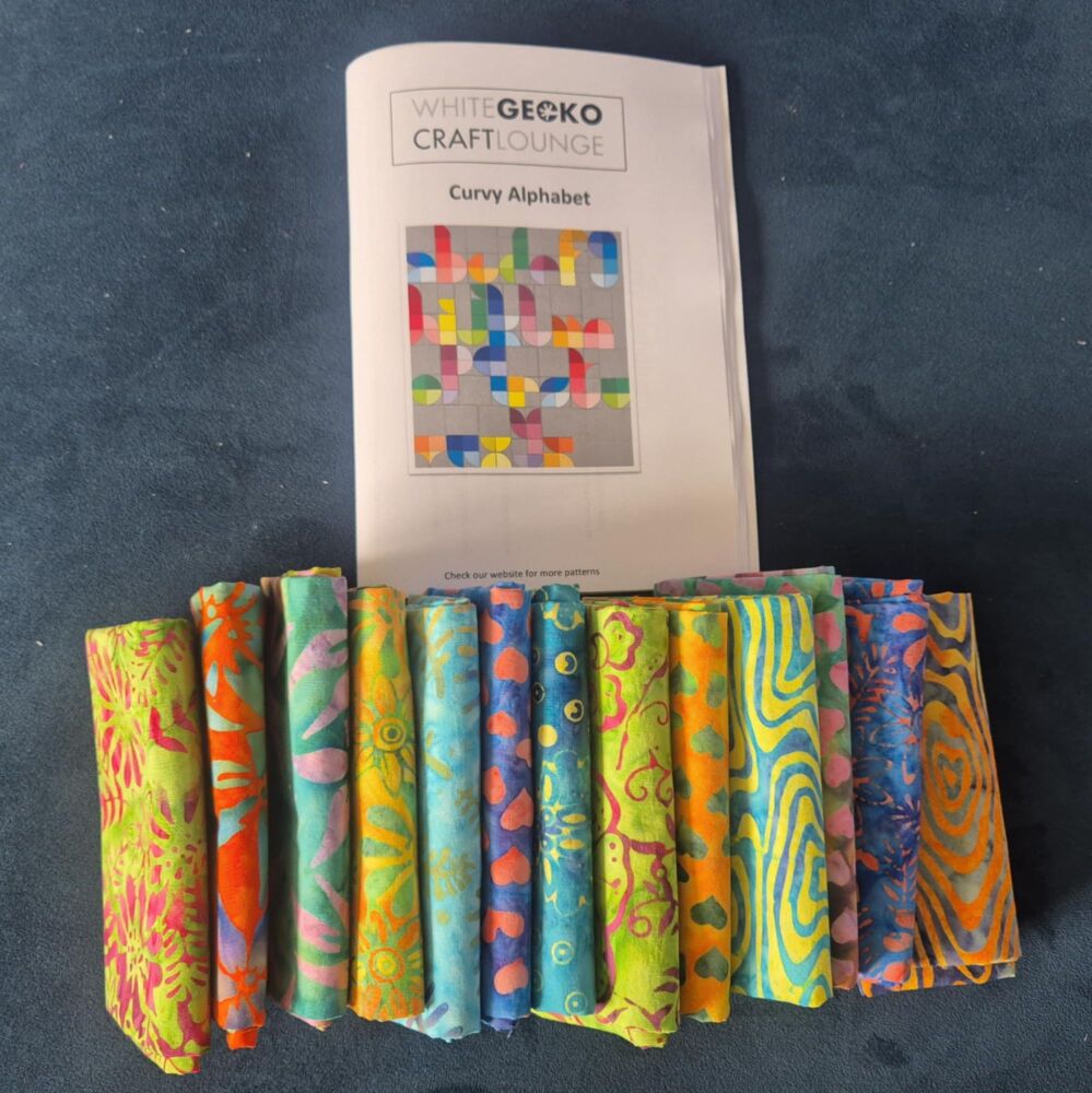 Fat Quarter Bundle & pattern 13 x fat's - was £49.99 now £30 - Batik