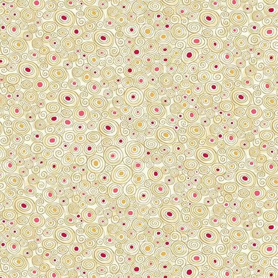 Golden by Makower UK Scroll Cream 158/Q