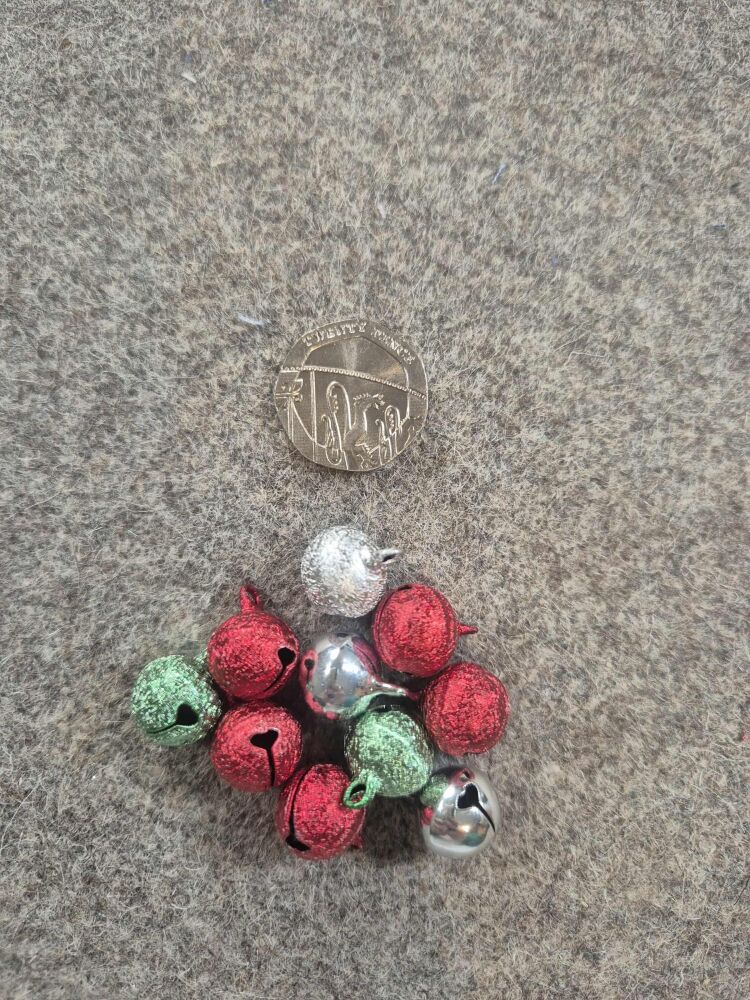Mixed Jingle bells - set of 10