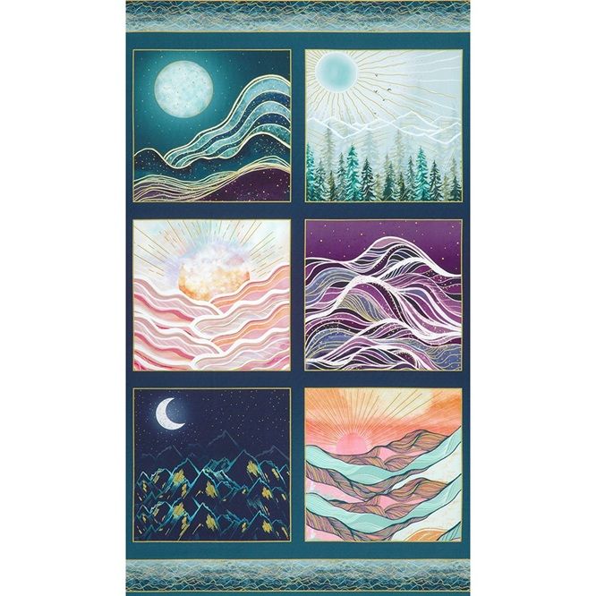 Hill Shine by Robert Kaufman Panel