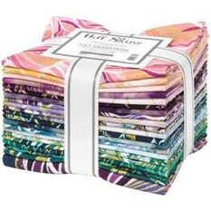 Hill Shine Metallic Fat Quarter Bundle 21pc  RKFQ 2234-21