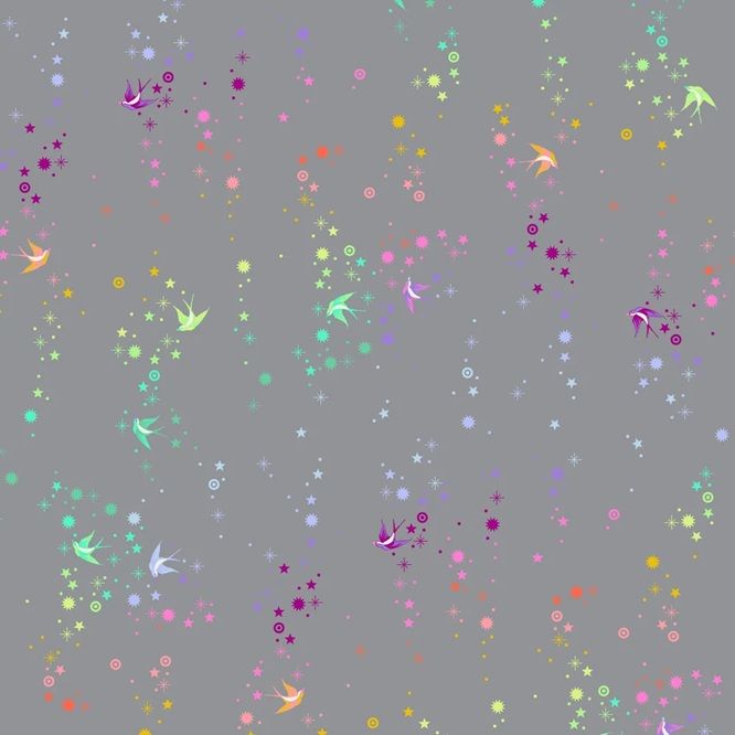 Graywork by Tula Pink Fairy Dust FSPWTP 133SHADOW