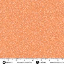 Freckle 2 by Karen Lewis Textiles for Andover/Makower - 1424 O2 Orangeade