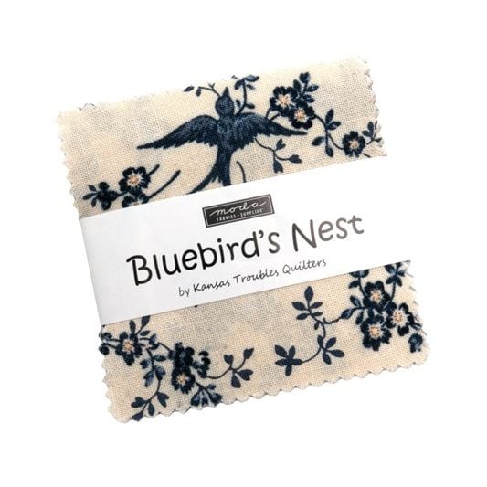 Bluebird's Nest by Kansas Troubles Moda Mini Charm Pack