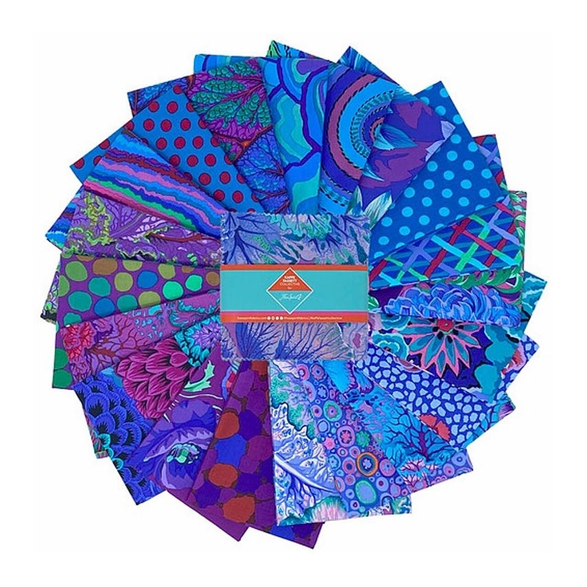 Royal Kaffe Fassett Collective Classics Charm Pack for FreeSpirit FB6CPGP.ROYAL