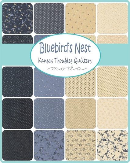 Bluebird's Nest by Kansas Troubles Layer Cake 9800LC