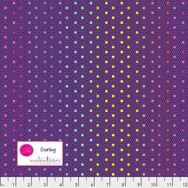 Tula Pink by Free Spirit True Colours Hexy Rainbow PWTP151.STARLING