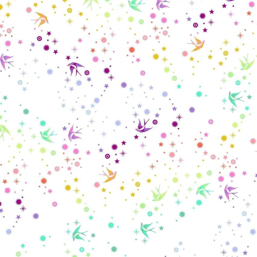 Tula Pink by Free Spirit True Colours Fairy Dust PWTP133.WHITE