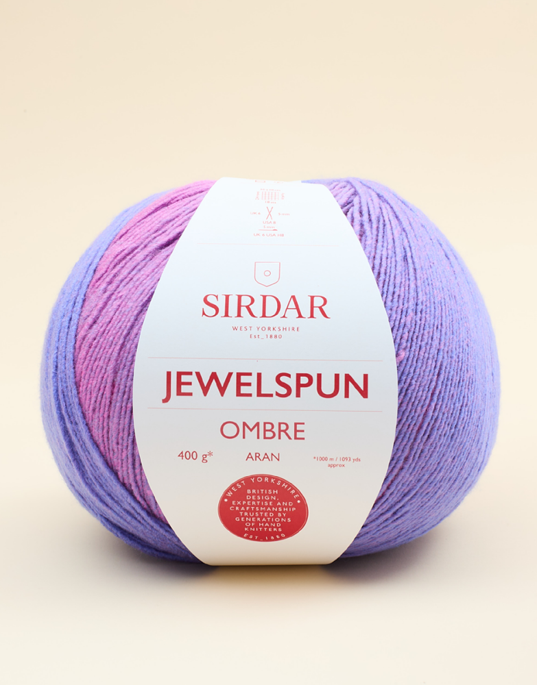 Sirdar Jewelspun Ombre Aran 400g - Violet Dawn 0104