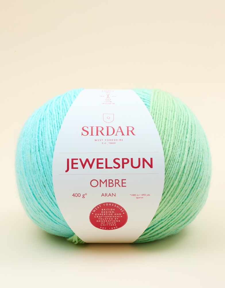 Sirdar Jewelspun Ombre Aran 400g - Citrus Sky 0101