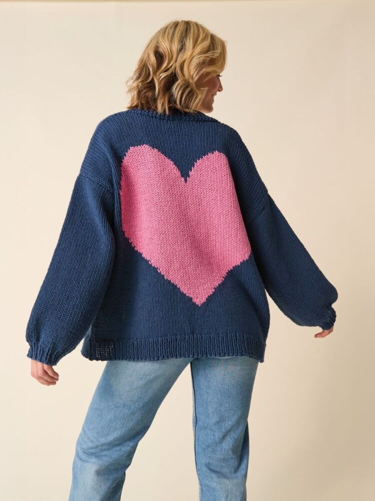 x LOVECORE CARDIGAN KNITTING PATTERN IN SIRDAR STORIES CHUNKY 10869