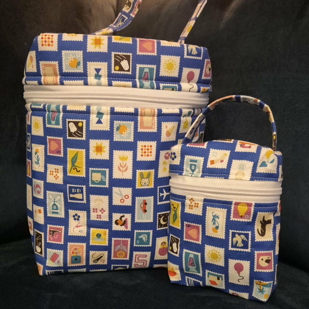 The Travelling Light Pouch Pattern - two sizes included - Digital Download