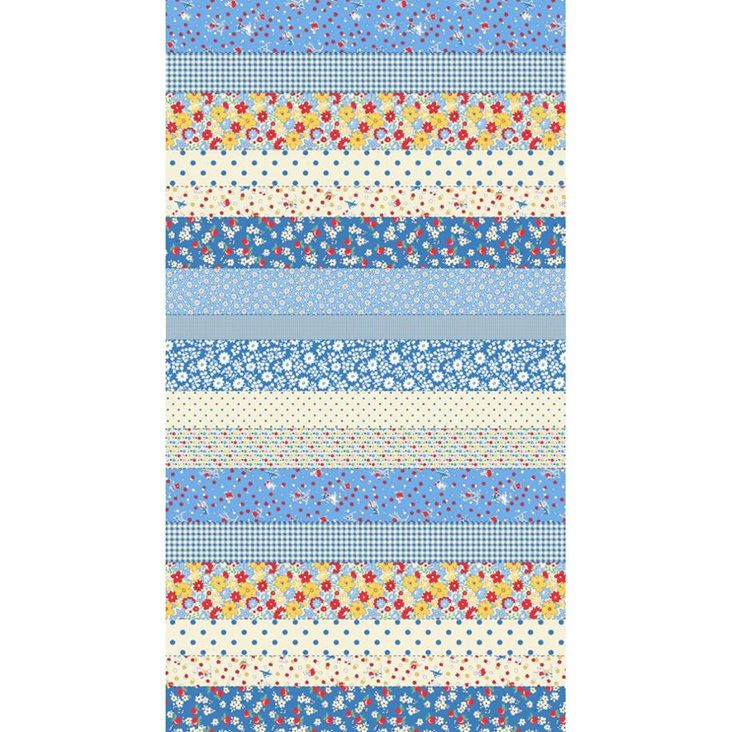 30's playtime by Linzee McCray Stripes 23380 12 - Blue