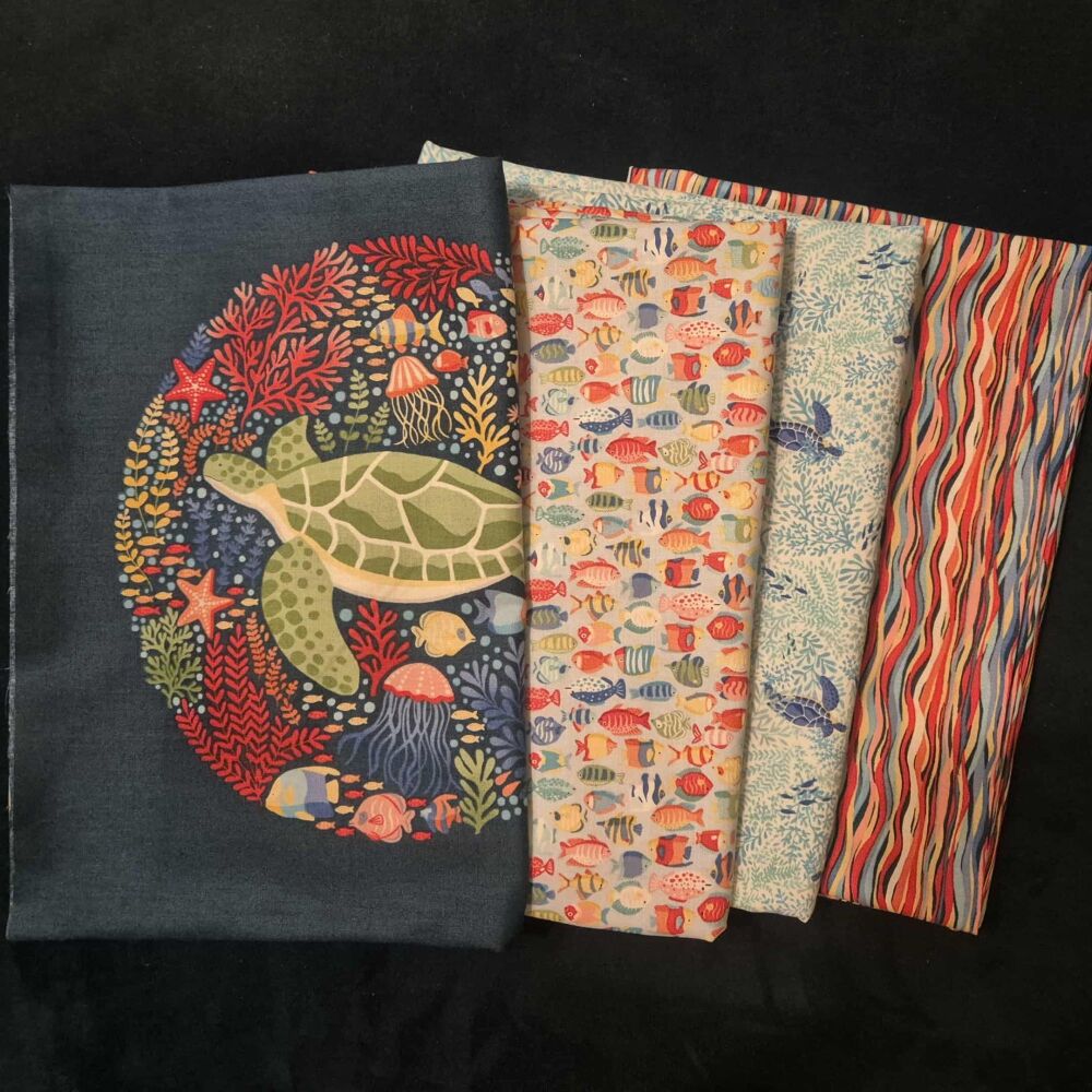 White Gecko Makower Deep Blue Sea Bundle