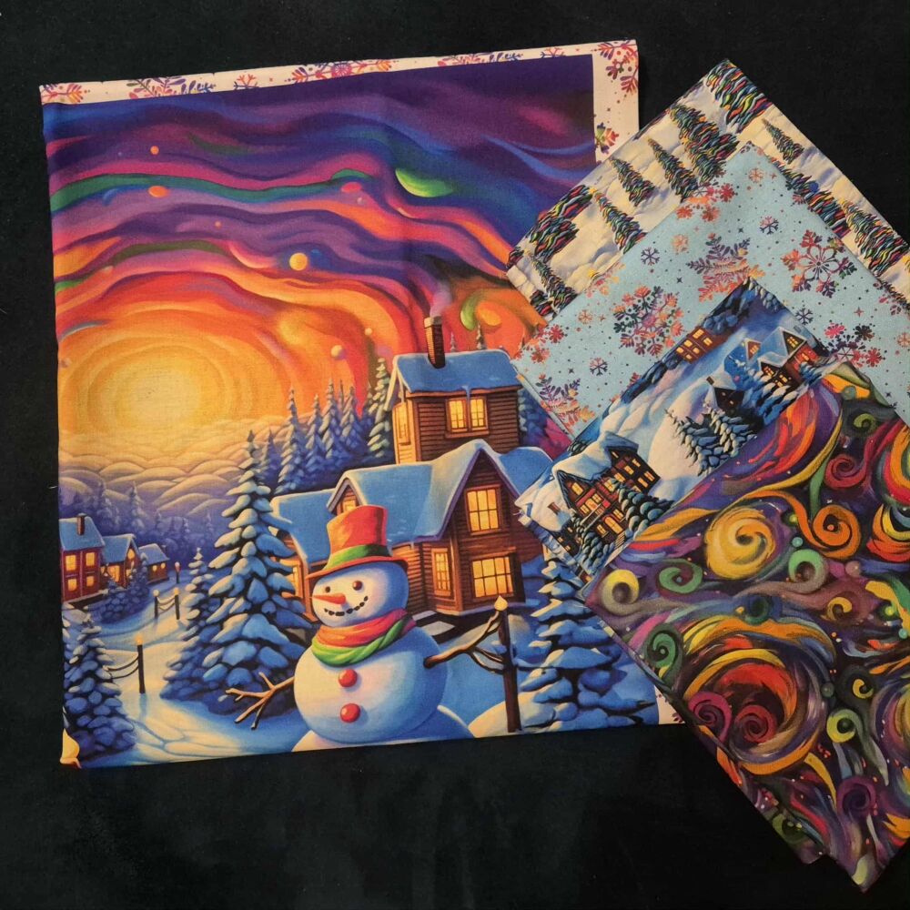 White Gecko Frostykins Fabric Bundle