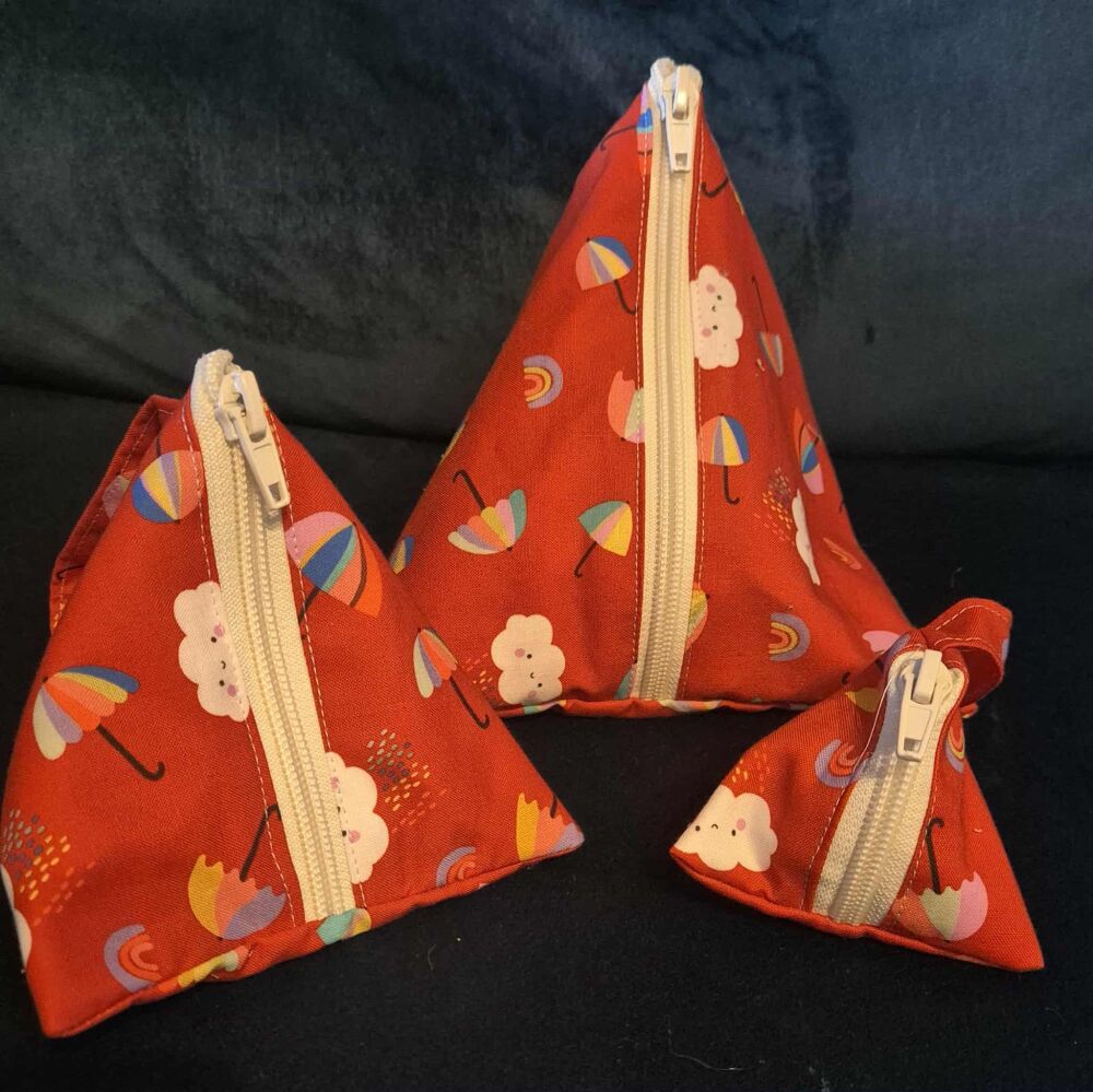 Pyramid Pouch Kit - Makes 3 - Red