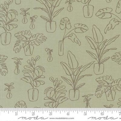 Potted by Kiley's Quilt Room for Moda - 26143 24 Sage
