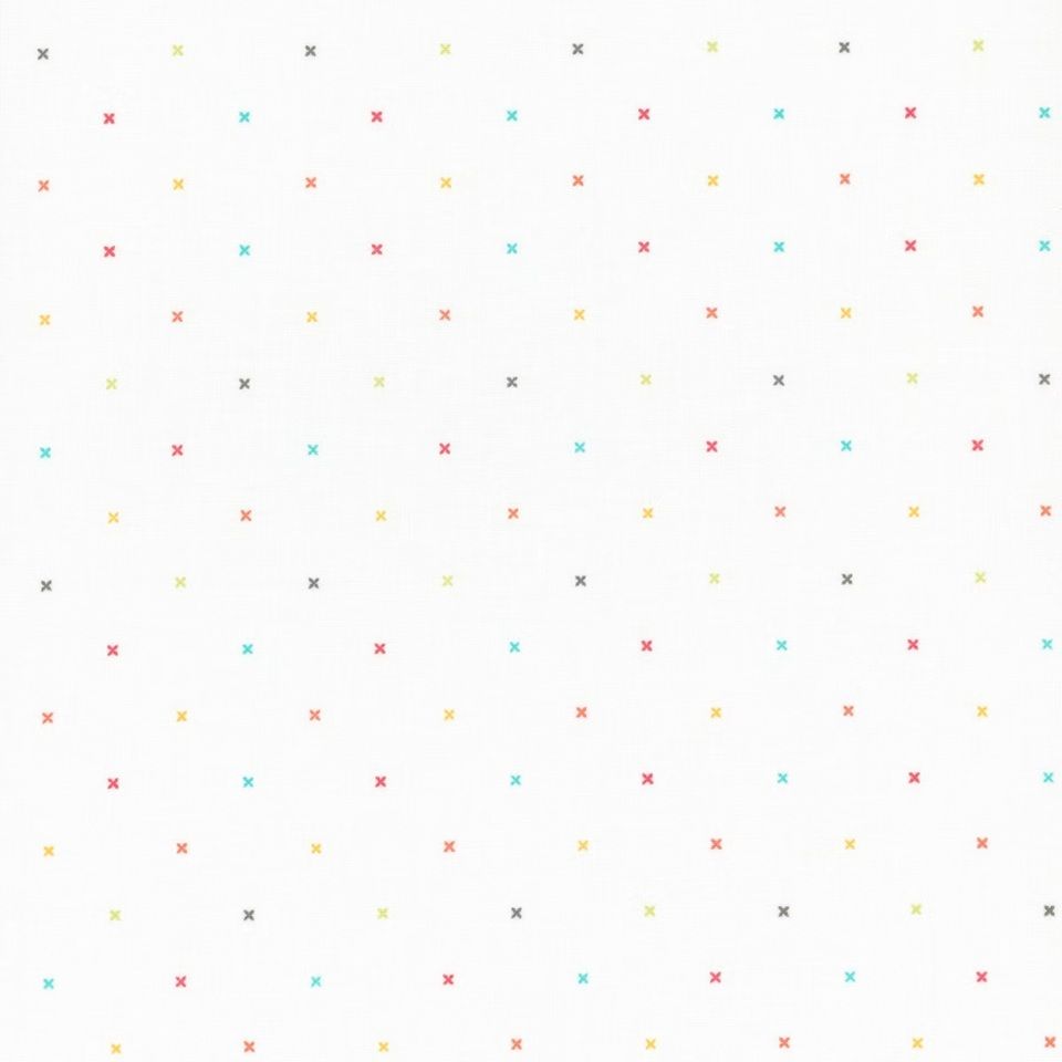 In the Garden by Corey Yoder for Moda 29238 12 tiny cross multi on off white