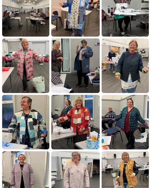 Quilted Jacket Class 3rd October 2026 Price &pound;75 deposit &pound;20