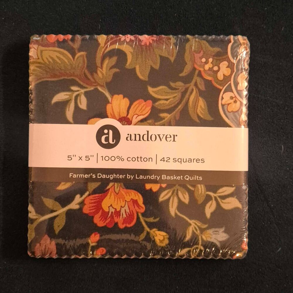 Farmer's Daughter by Edyta Sitar for Laundry Basket Quilts Makower Charm Pa