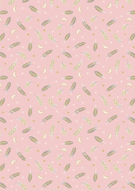 Lewis & Irene Enchanted Pink Feathers A545 c#3