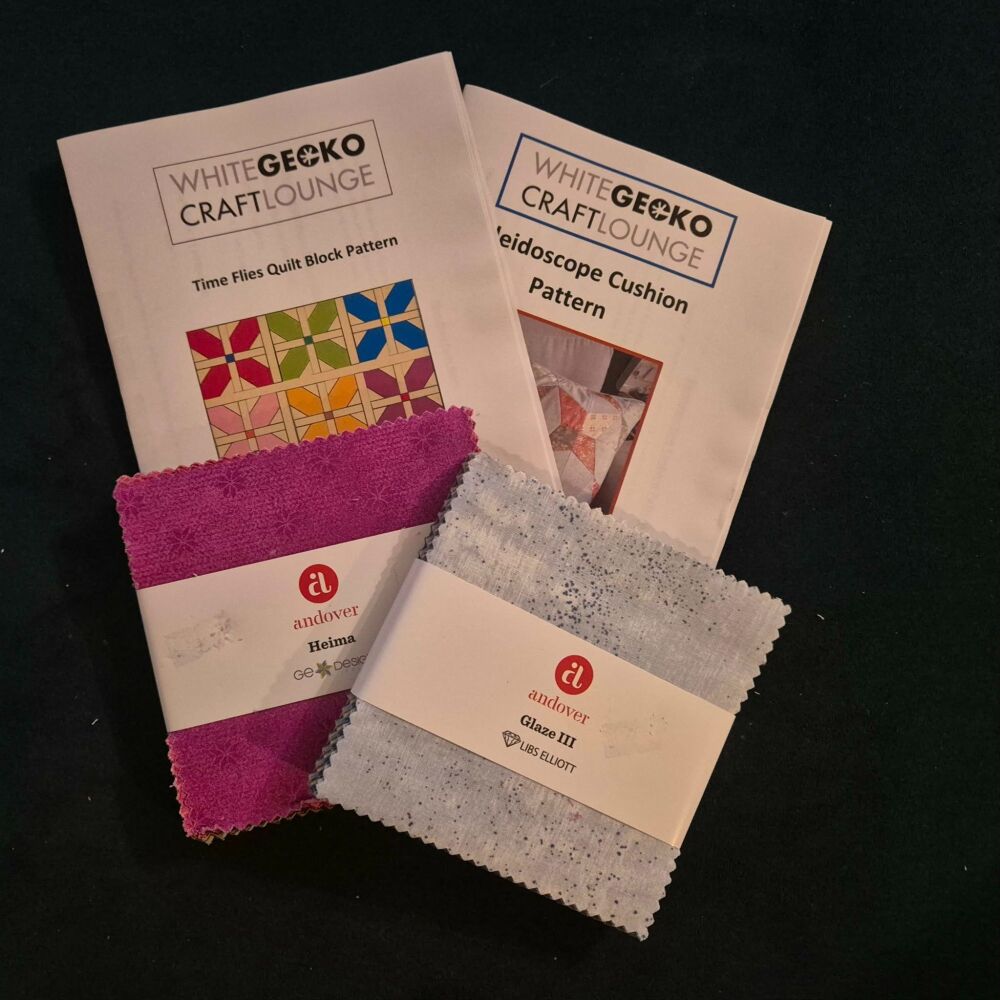 Two charm Packs & Two patterns - Heima & Glaze III was &pound;42.00 now &pound;25