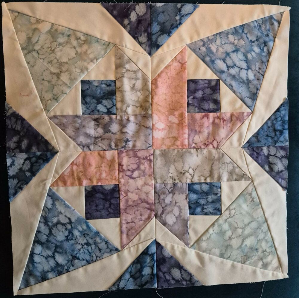 Woven Star FFP preprinted panel - 18" square