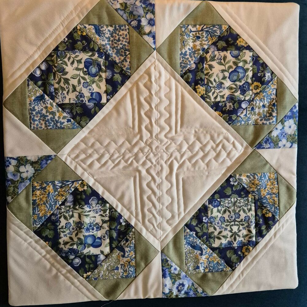 Boxed Geese FFP preprinted panel - 18" square