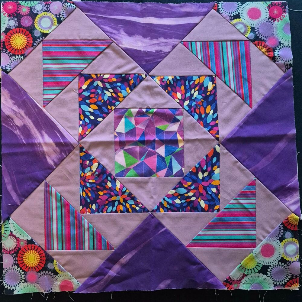 Scattered Geese FFP preprinted panel - 18" square