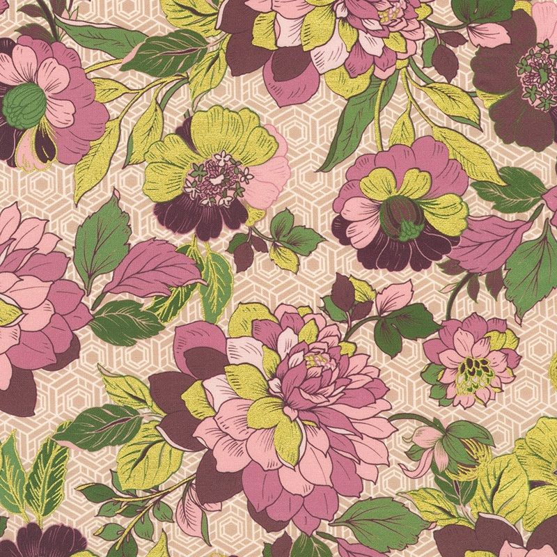 Imperial Collection Graceful Cranes by Robert Kaufman - 23507 416 pearl pin