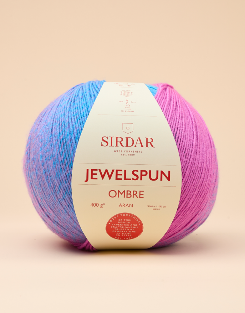 Sirdar Jewelspun Ombre Aran 400g - Dazzling Dusk 0109