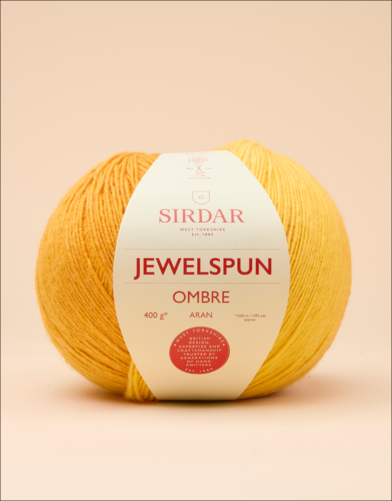 Sirdar Jewelspun Ombre Aran 400g - Golden Sun 0110