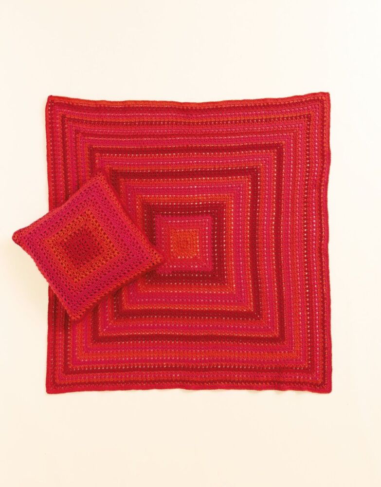 RADIANT CROCHET BLANKET CROCHET PATTERN IN SIRDAR JEWELSPUN OMBRE 10930