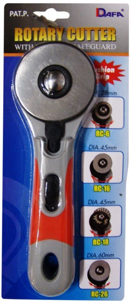 Dafa 60mm Rotary Cutter with Cushion Grip Handle