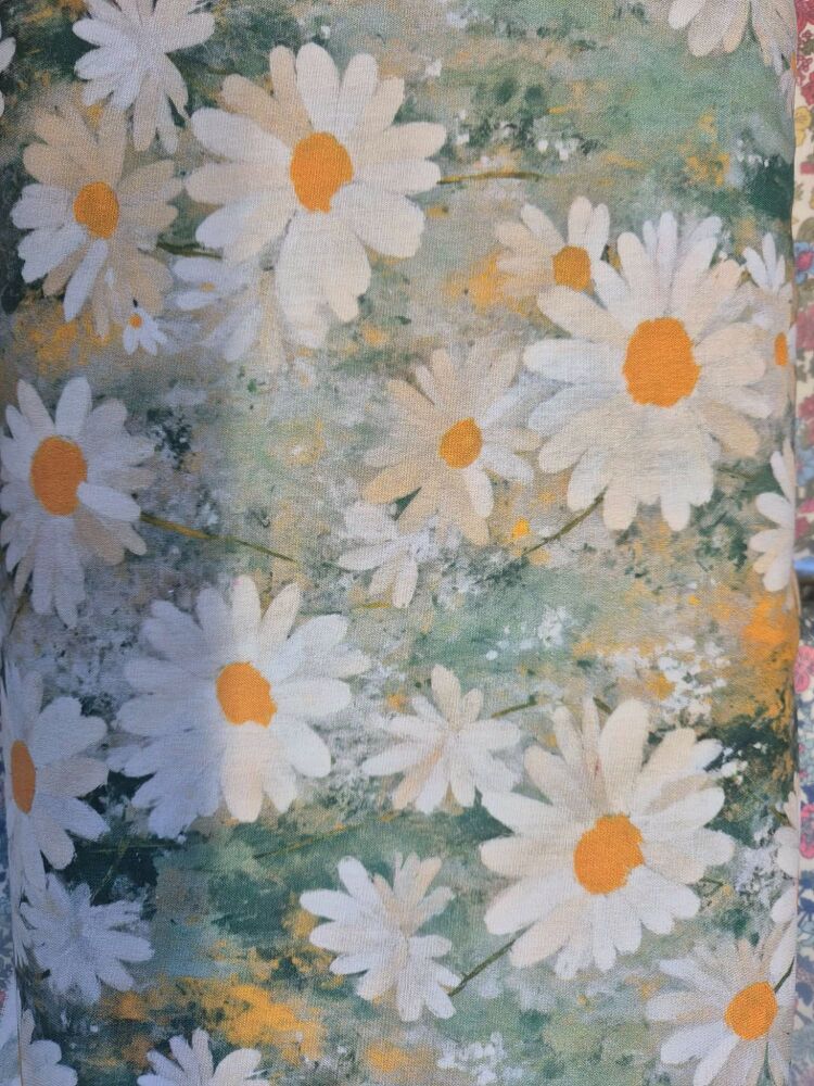 Sew Cool 60" Daisy's on Green