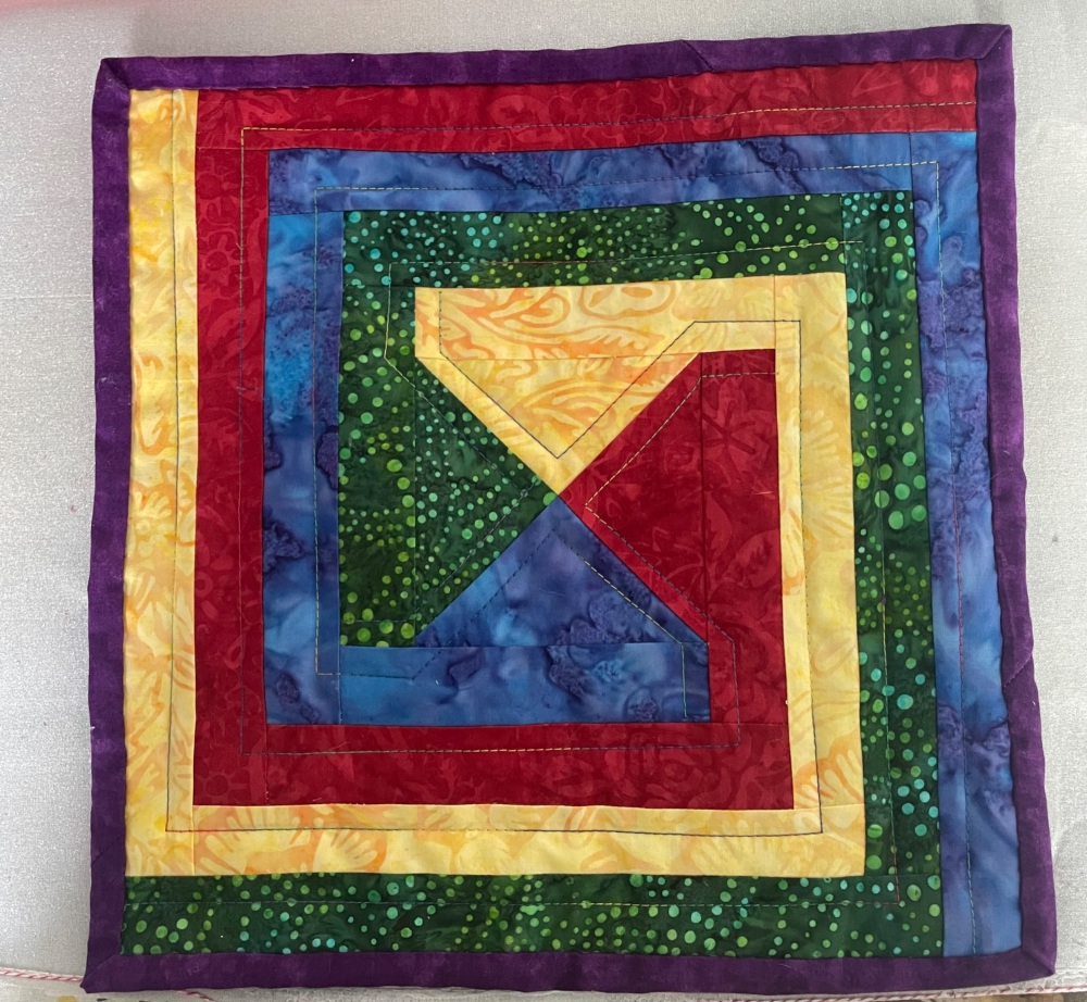 Helical Quilt Block Pattern - Paper Copy