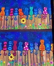 Star Gazing Cats Nick Gustafson Timeless Treasure