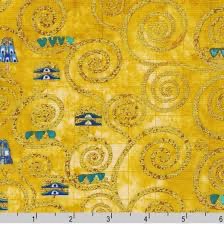 Gustav Klimt Gold by Robert Kaufman SRKM-21350-133 Gold