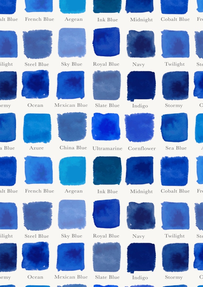 Porcelain and Sea Glass by Stuart Hillard for Lewis and Irene - Ink Swatches A995C