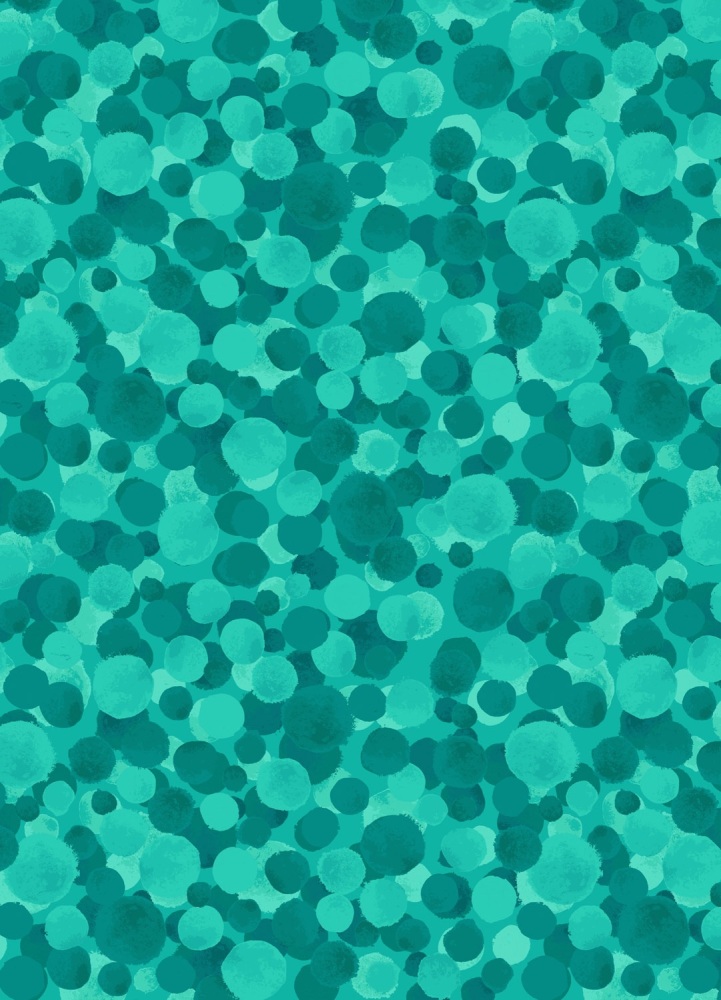 Porcelain and Sea Glass by Stuart Hillard for Lewis and Irene - Bumbleberries BB035 Jewel Jade Multi