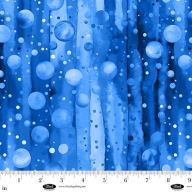Blank Quilting Bubble Pops EXTRA WIDE 4418 77 Blue 108