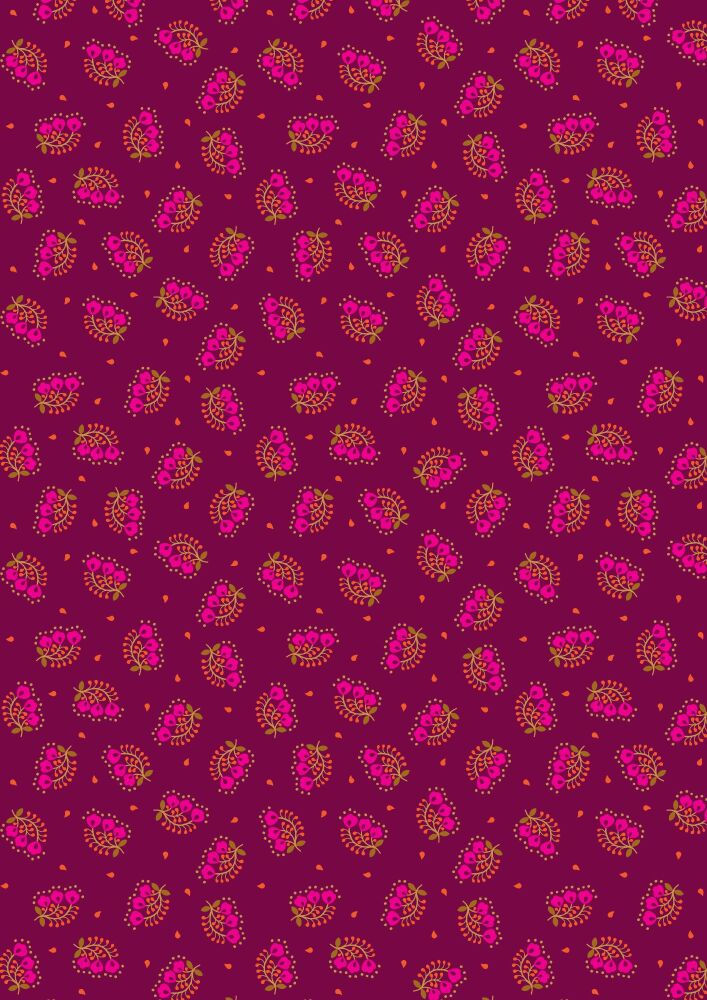 John Scott's Sambramha for Lewis & Irene  Mini stems on dark wine - A978B