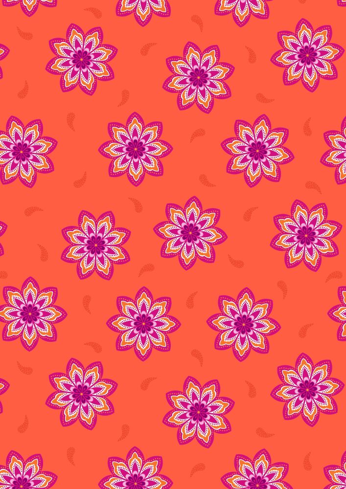 John Scott's Sambramha for Lewis & Irene Celebration flower indian sunset - A979C