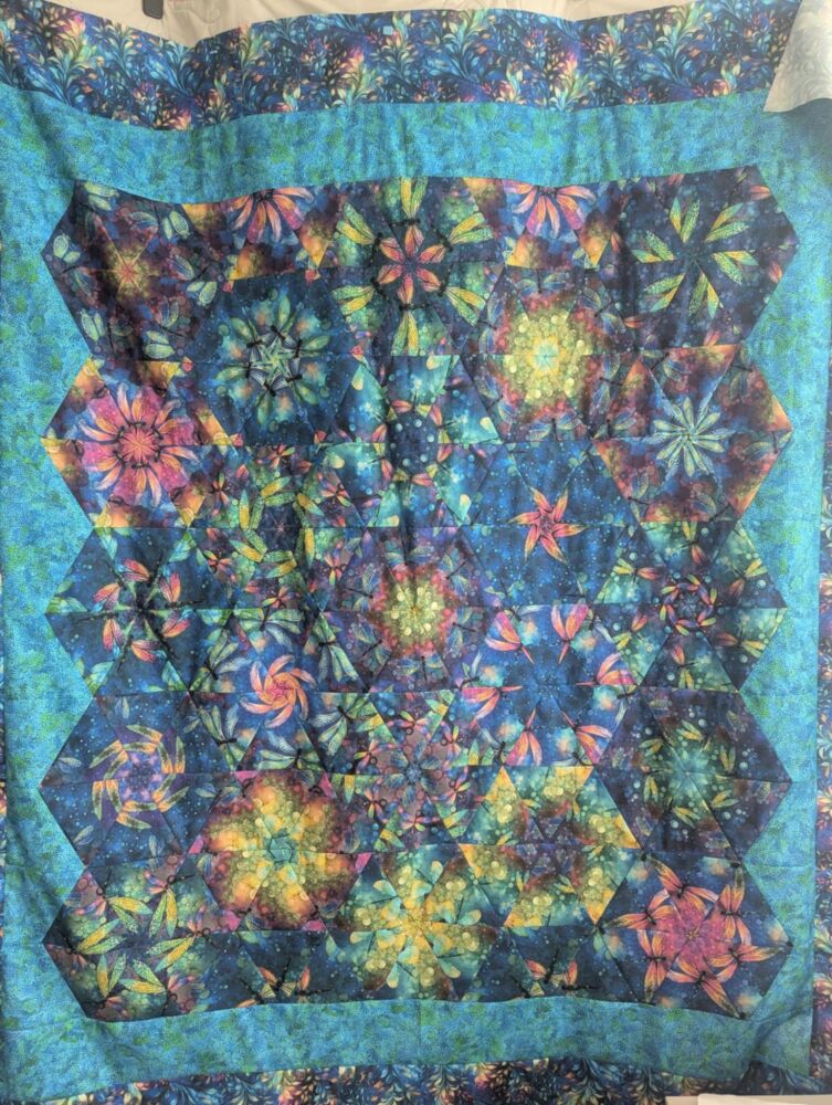 Online Class - Kaleidoscope Quilt - Monday 21st September 6.30pm start