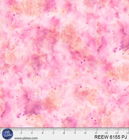 P&B Textiles Underwater Texture Reef 108" Wide Pink 06155 PJ