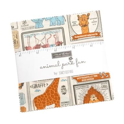 Animal Park Fun by Stacy Ist Hsu for Moda charm pack 20960pp